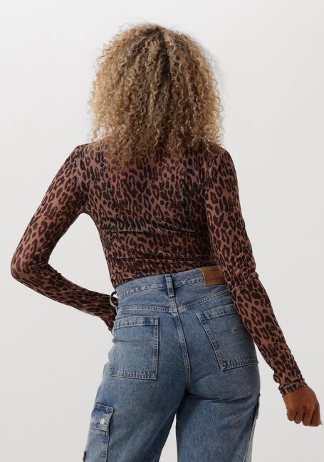 OBJECT Haut OBJNINNA SENI LS SLI MESH TOP E DIV en marron - large