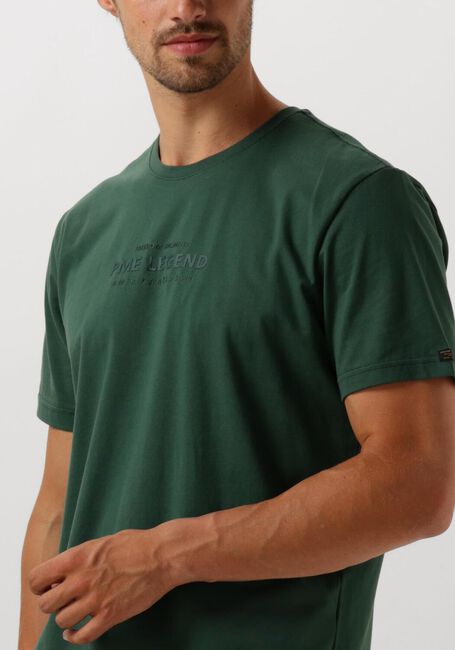 PME LEGEND T-shirt SHORT SLEEVE R-NECK COTTON ELASTANE JERSEY en vert - large