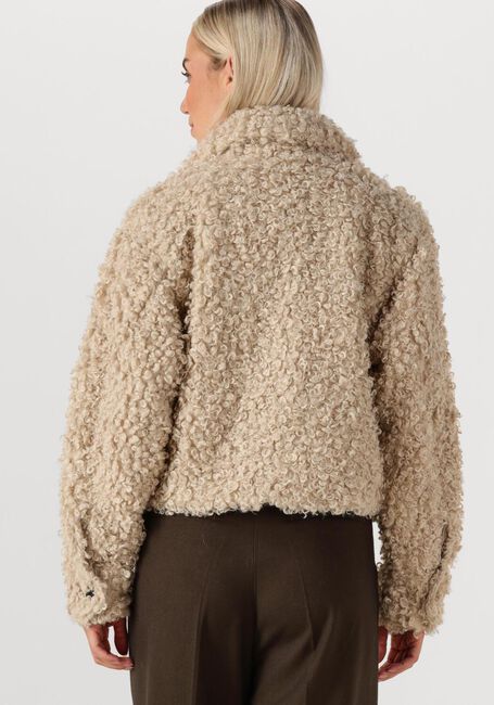 Beige COPENHAGEN MUSE Teddy jas CMCURLY-JACKET - large
