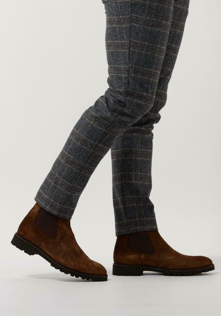 Cognac FLORIS VAN BOMMEL Chelsea boots SFM-60018 - large