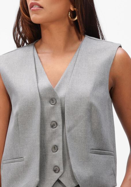 EST'SEVEN IMANE SINGLET Hauts & T-shirts Gris clair - large