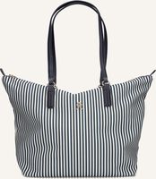 Blauwe TOMMY HILFIGER Schoudertas POPPY SUMMER TOTE - medium