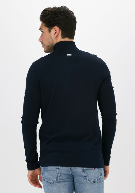 Donkerblauwe PUREWHITE Coltrui ESSENTIAL KNIT TURTLENECK - large