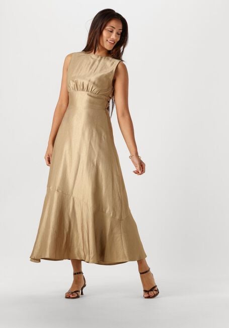 Gouden AAIKO Midi jurk MICHELLE VIS 512 - large