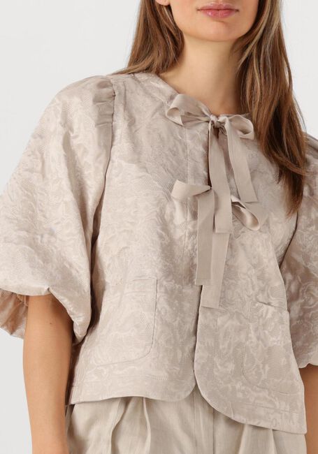 Taupe SUMMUM  BLOUSE JACQUARD - large