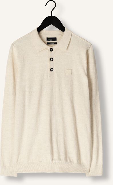 Beige BUTCHER OF BLUE Polo LT CLIFDEN POLO L/S Beige BUTCHER OF BLUE Polo LT CLIFDEN POLO L/S - large
