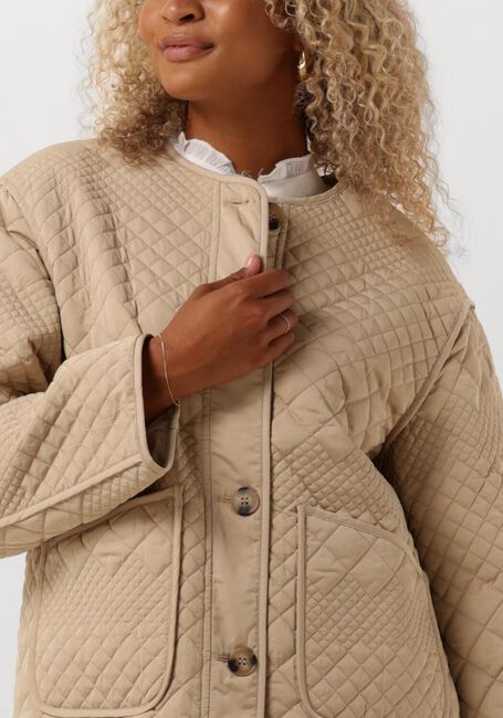 Y.A.S. Veste matelassé YASLAURIE LS PADDED JACKET S. en marron - large