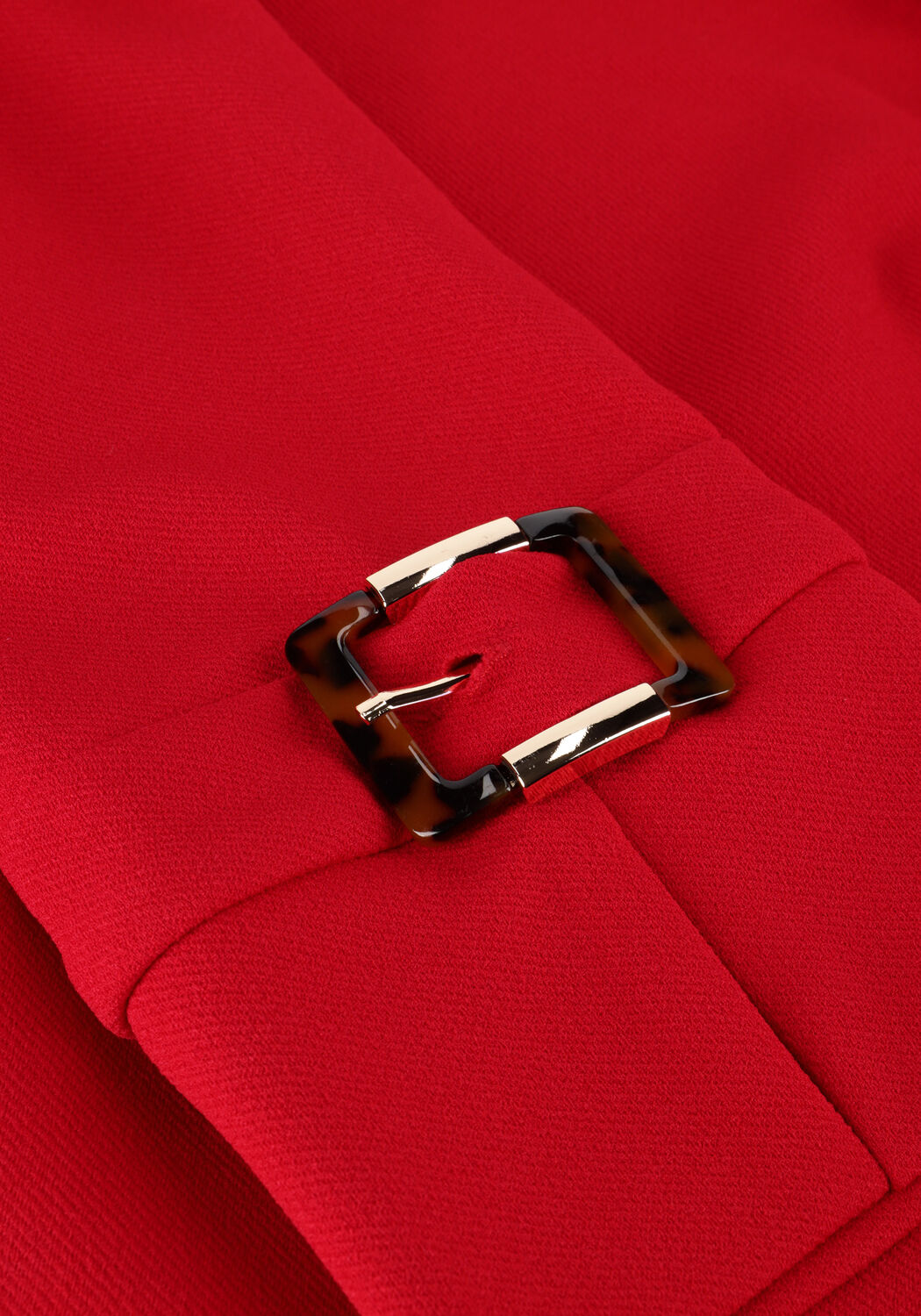 ANA ALCAZAR Mini robe DRESS BUCKLE en rouge - large