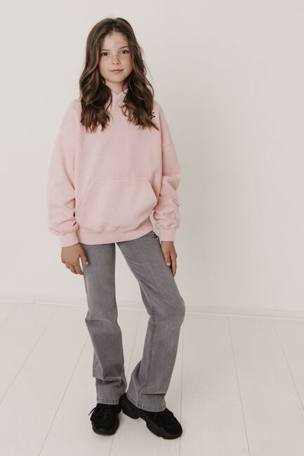 FRANKIE & LIBERTY Pull TERESA HOODIE FEEL FRANKIE Rose clair - large