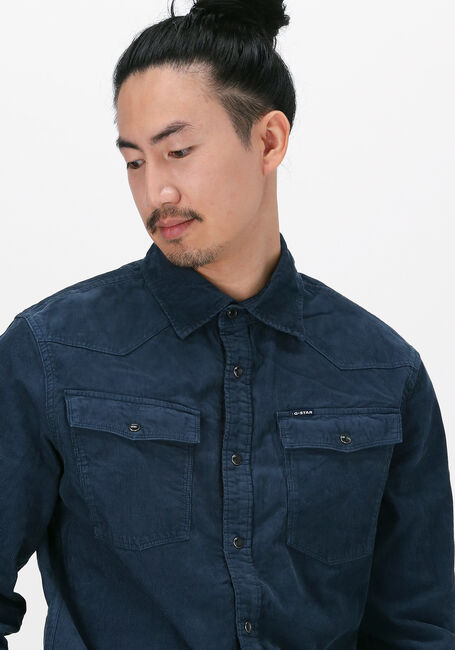 G-STAR RAW Chemise décontracté C436 - ESPER CORDUROY RFD- 330 en bleu - large