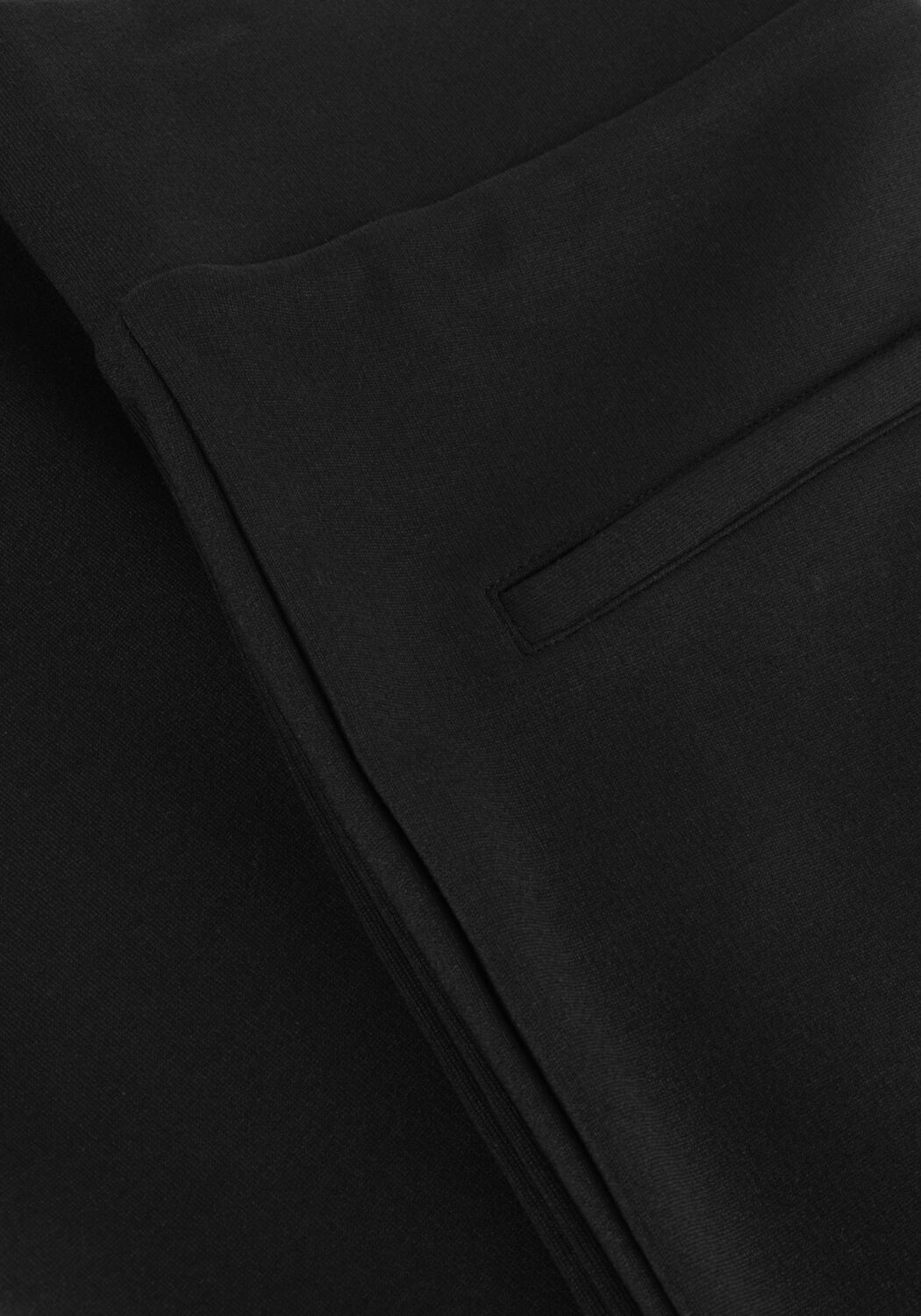 Zwarte JANSEN AMSTERDAM Flared broek HV422 FLAIRED PANTS - large