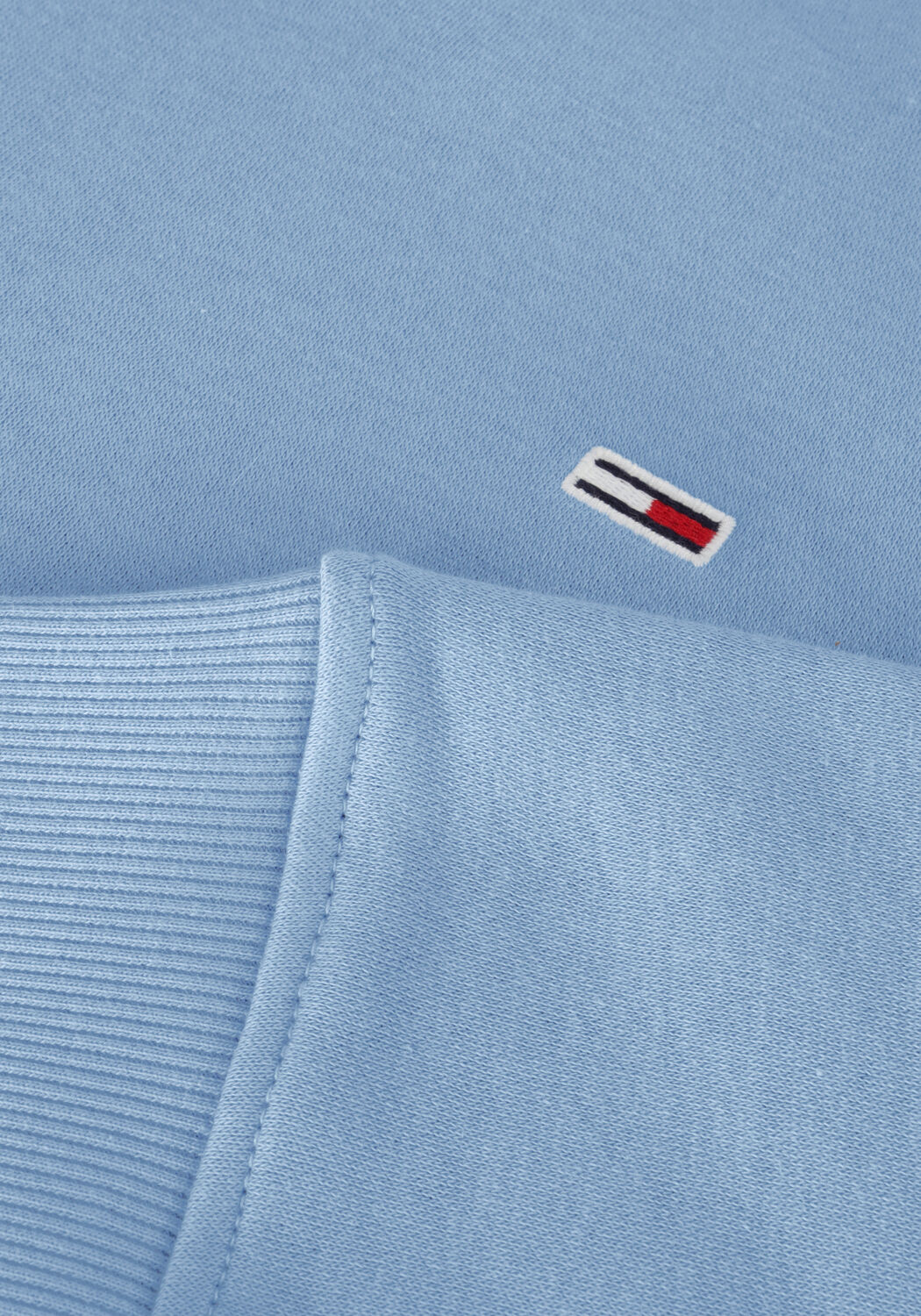 TOMMY JEANS Pull TJM REG S FLAG CREW Bleu clair - large