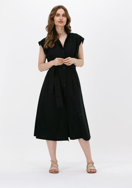 LIU JO Robe midi ABITO LUNGO POPELINE en noir - large
