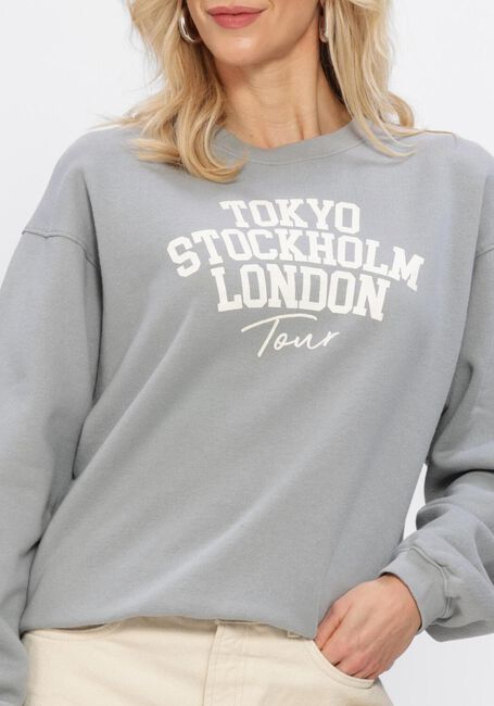 PENN & INK Chandail SWEATER PRINT en gris - large