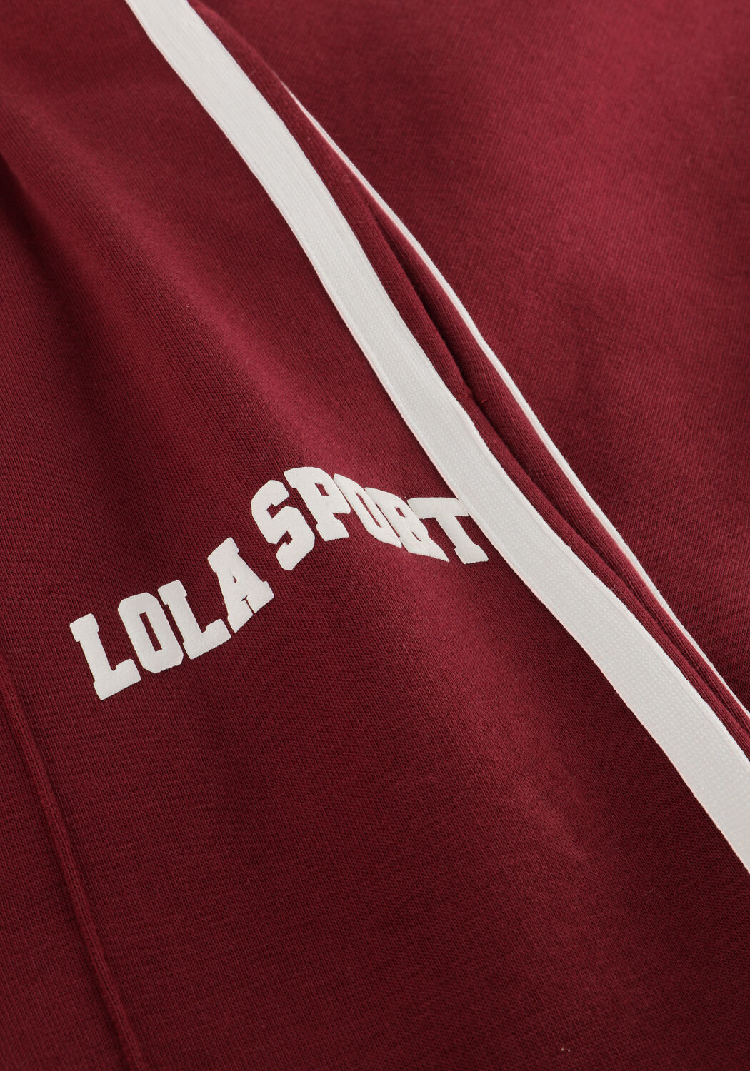 THE LOLA CLUB Pantalon de jogging JADE Bordeaux - large