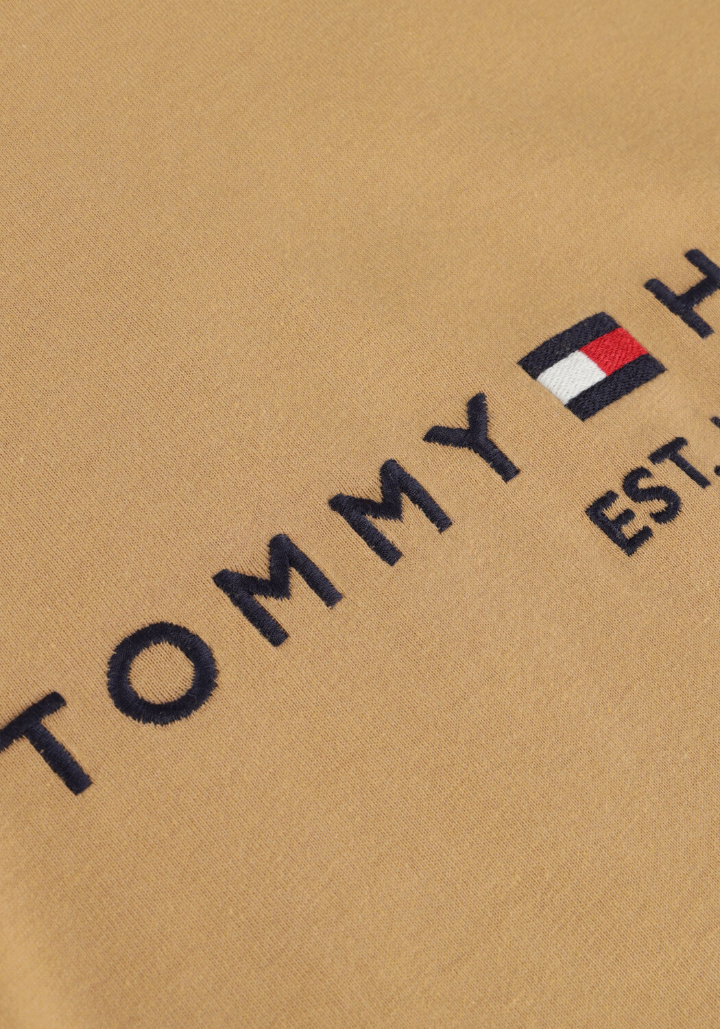 TOMMY HILFIGER T-shirt TOMMY LOGO TEE Kaki - large