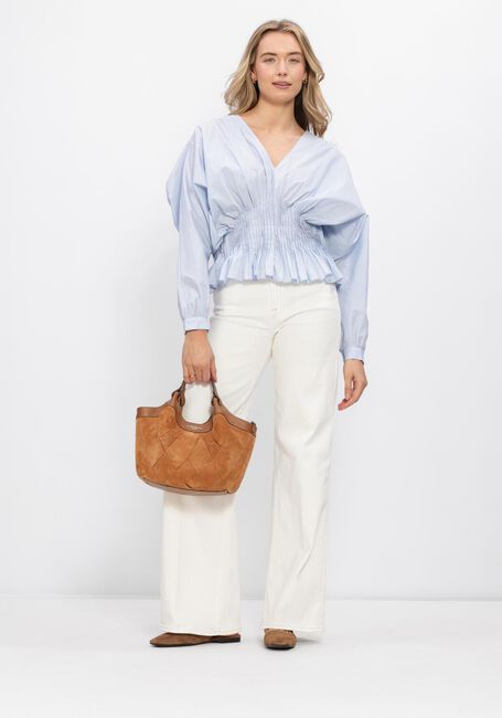 Lichtblauwe COPENHAGEN MUSE  CMPOPLIN-BLOUSE - large