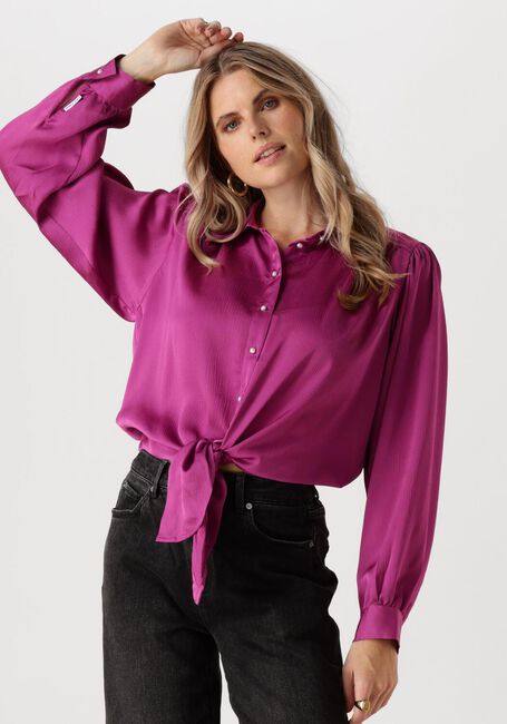 CATWALK JUNKIE BUTTON UP BLOUSE WITH LASH Blouses en violet - large