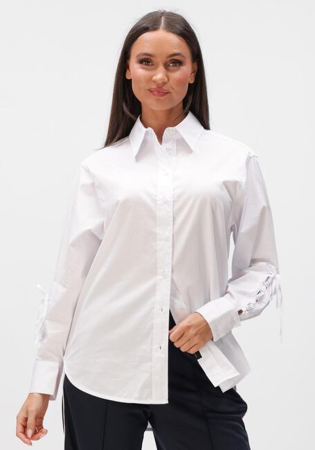 HAUTE L'AMITI&Eacute; ALVINA PURE TIE SHIRT Blouses en blanc - large