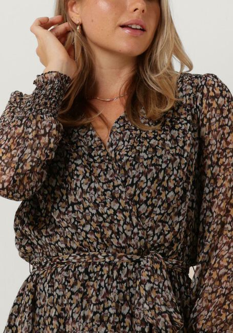 NEO NOIR Mini robe DENNIE DISTRESS LEO DRESS en noir - large