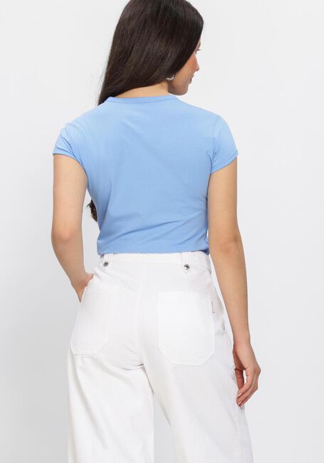 CALVIN KLEIN T-shirt SS GRAPHIC LOGO BABY TEE en bleu - large