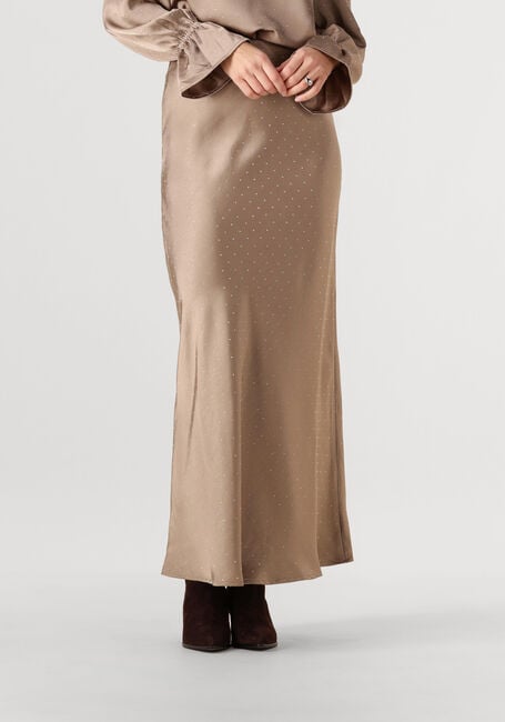 Beige NEO NOIR Maxirok VISO HEAVY SATEEN BEDAZ SKIRT - large