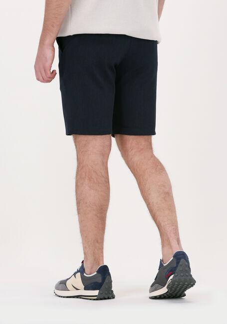 Donkerblauwe WOODBIRD Korte broek STEFFEN MELANGE SHORT - large