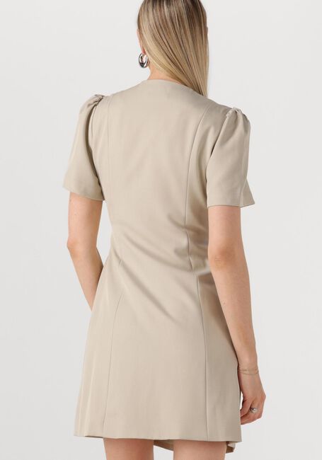 NEO NOIR Mini robe SENDITA EYELET DRESS en beige - large