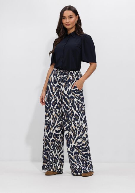 Donkerblauwe STUDIO ANNELOES  POPPY BUTTERFLY BLOUSE - large