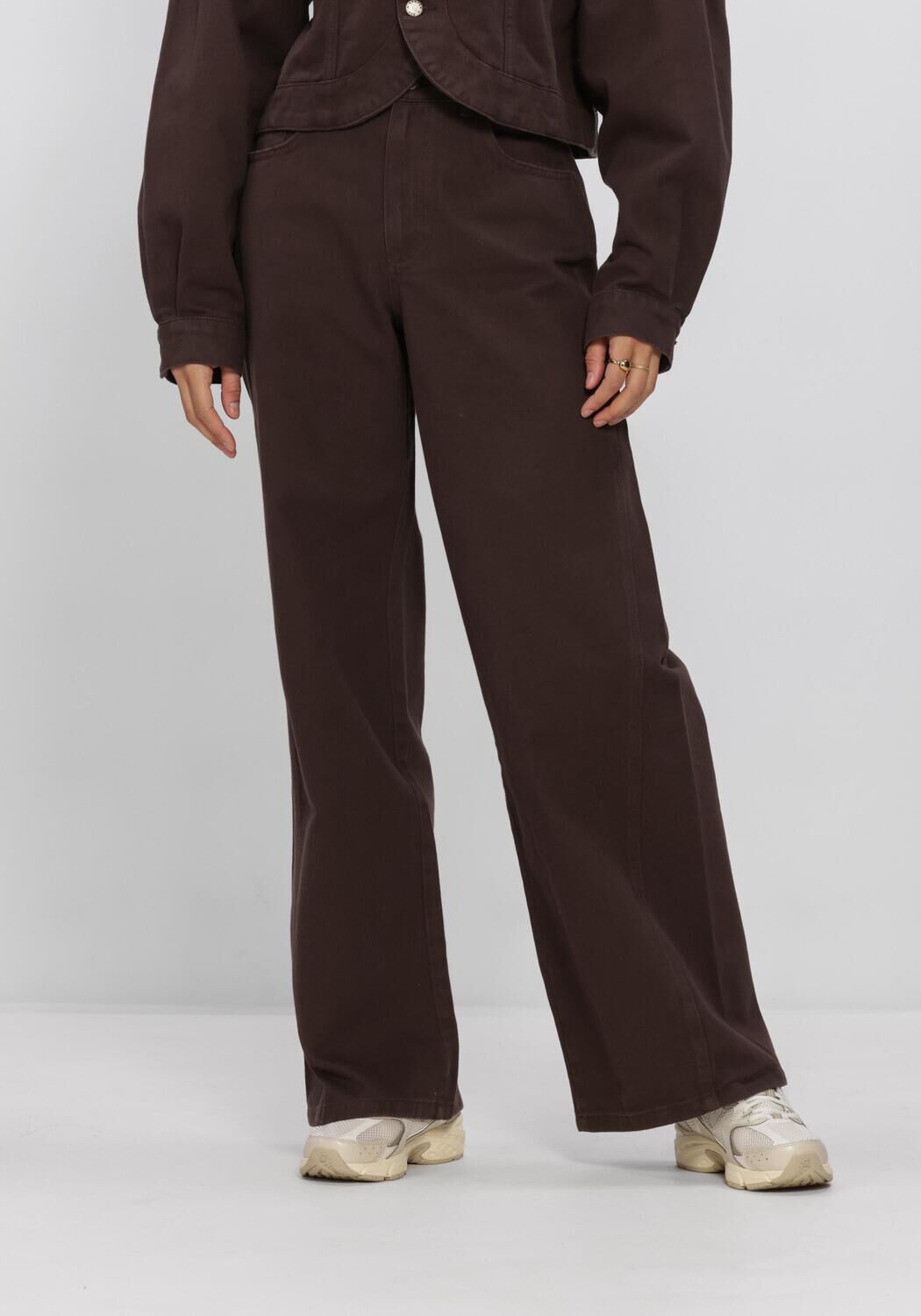 Bruine HARPER & YVE Broeken/jumpsuits MAYRA-PA - large