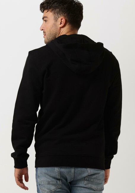 LYLE & SCOTT Pull ZIP THROUGH HOODIE en noir - large