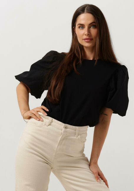 NOTRE-V T-shirt NV-DOLF PUFF SLEEVE TOP en noir - large