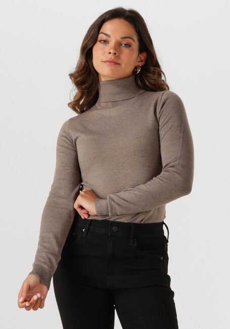 OBJECT Pull OBJTHESS L/S ROLLNECK KNIT PULLOVER en taupe - large