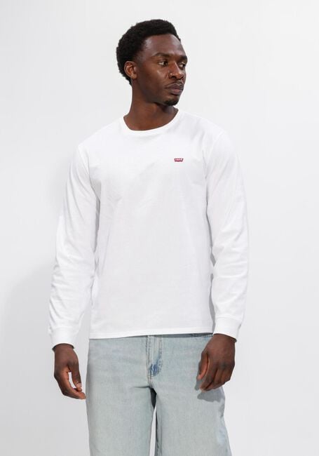Witte LEVI'S T-shirt LS ORIGINAL HM TEE - large
