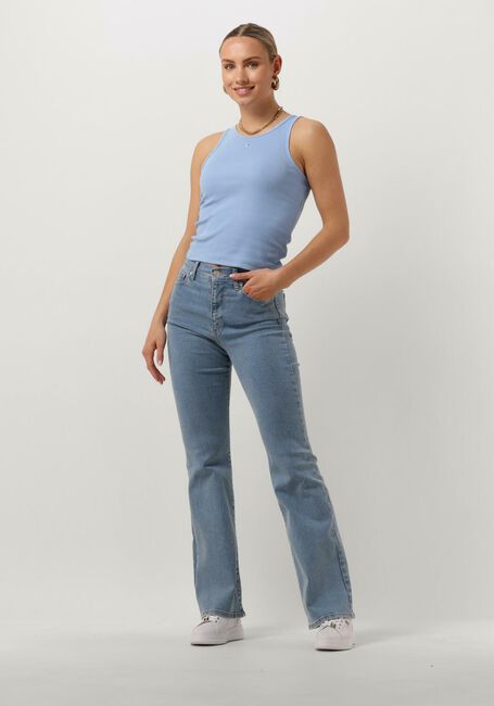 Blauwe TOMMY JEANS Top TJW ESSENTIAL RIB TANK - large