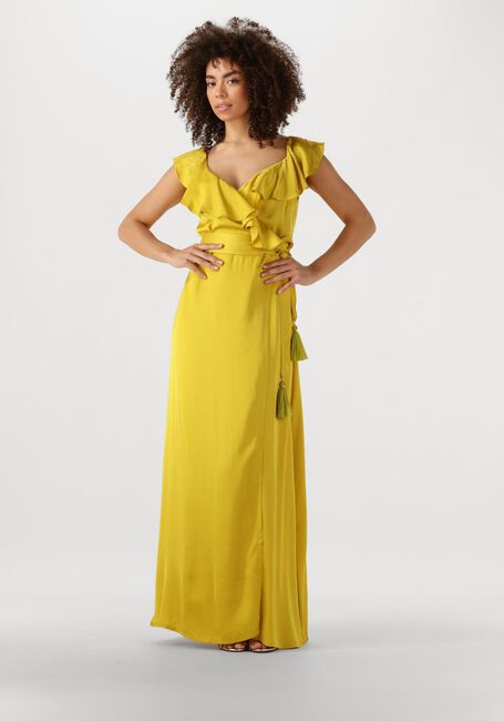 Gele NEMA Maxi jurk N162 - large