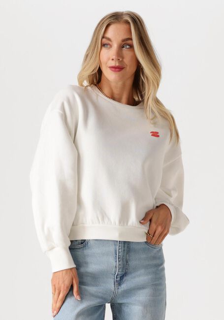 BY-BAR Chandail BIBI DICTIONARY BIG SWEATER en blanc - large
