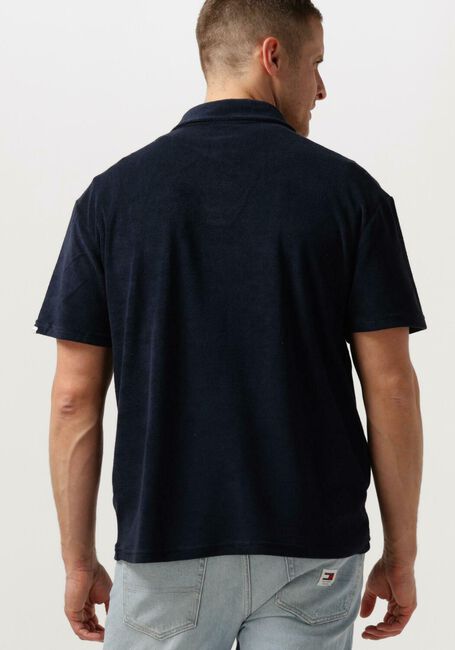 ANERKJENDT Polo AKKIKKI S/S FROTTE POLO TEE Bleu foncé - large