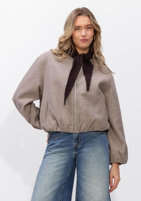 WITHBLACK Jack WBLKENNEDY BOMBER JACKET en taupe - large