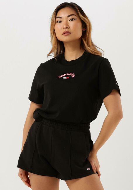 TOMMY JEANS T-shirt TJW CLS VARSITY PREP 2 TEE en noir - large