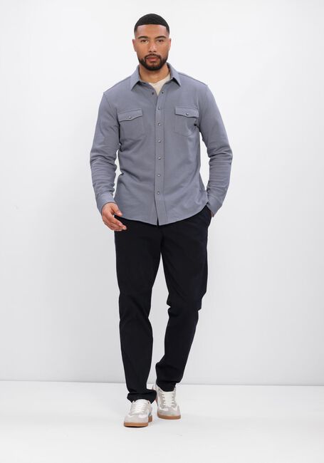 PROFUOMO Chemise d&eacute;contract&eacute; OVERSHIRT WESTERN en bleu - large