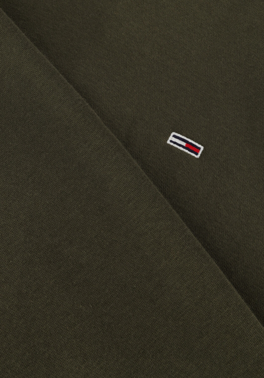 TOMMY JEANS Pull TJM REG S FLAG CREW Vert fonc&eacute; - large