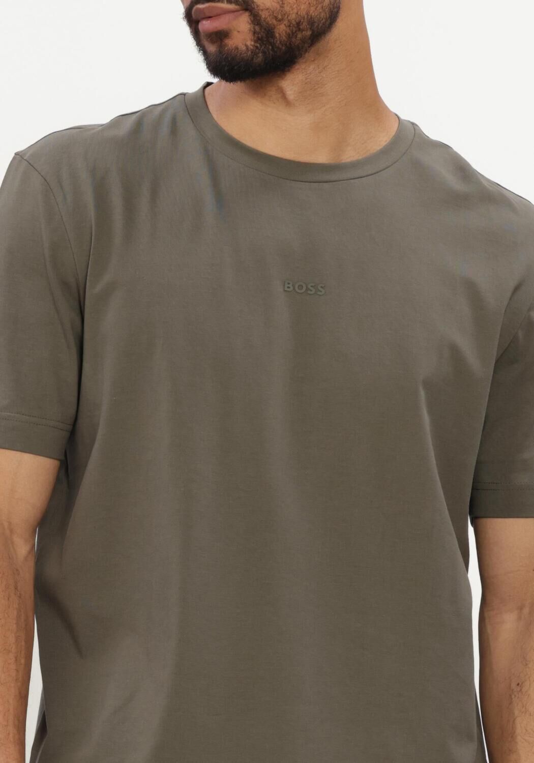 BOSS ORANGE T-shirt TCHUP 10242929 01 Kaki - large