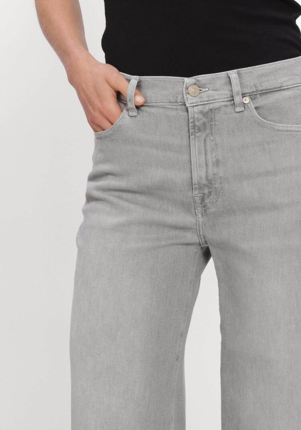 Grijze 7 FOR ALL MANKIND Wide jeans LOTTA SILVER WASH - large