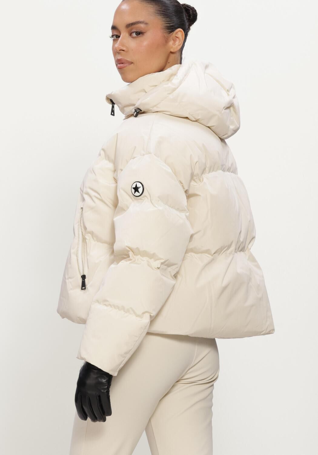 Beige AIRFORCE Gewatteerde jas SUN PEAKS JACKET - large