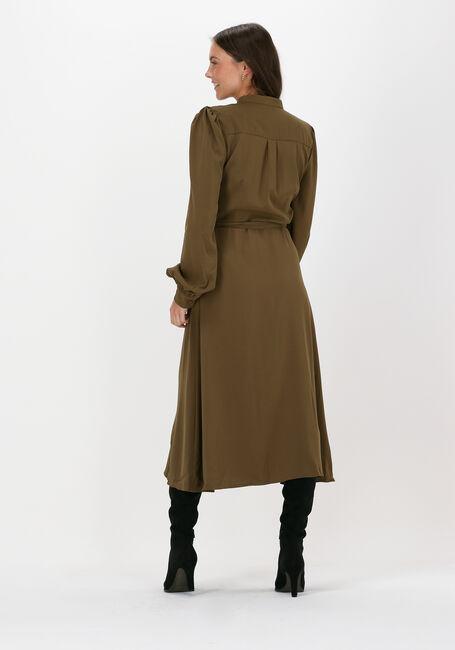 NA-KD Robe midi BALLON SLEEVE MIDI DRESS en vert - large