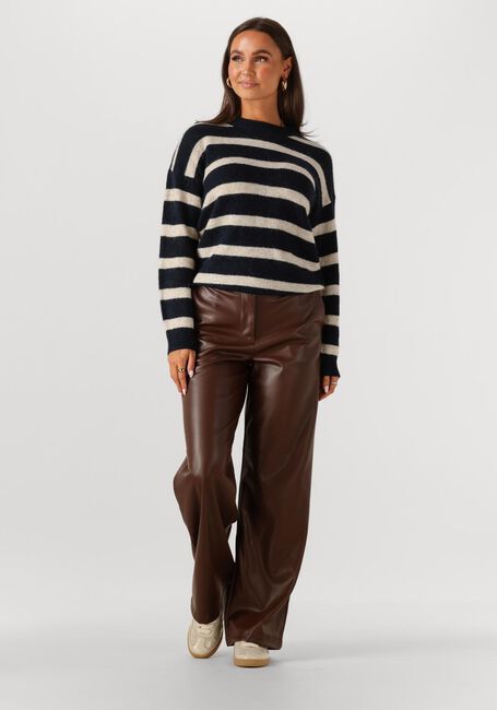 MODSTRÖM Pantalon large PELLEMD PANTS en marron - large