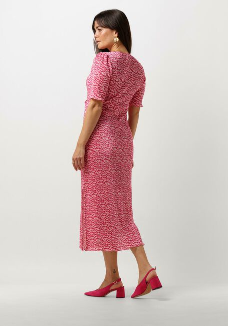 FREEBIRD Robe midi ASTRID en rose - large