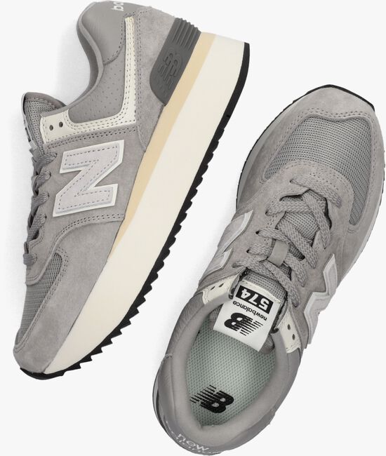 Grijze NEW BALANCE Lage sneakers WL574 HGH - large
