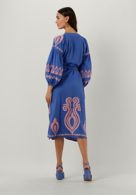Blauwe NEMA Midi jurk ANISA - large